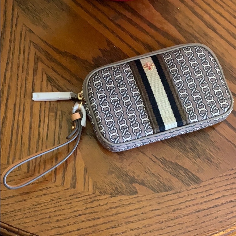 Tory Burch Canvas Wristlet - Picture 3 of 6